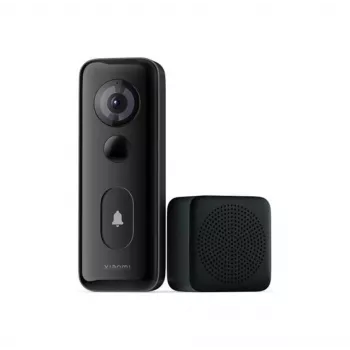 Wall-mounted Xiaomi 3S Black IP65 2-way Audio Wired & Wireless Wi‑Fi 2.4 GHz Battery/DC 5V