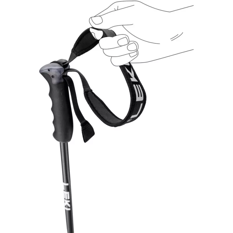 Ski Pole LEKI Neolite AIRFOIL 135 cm Aluminium Anthracite