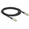 Coaxial Cable RG-6/U DeLOCK 88946 2m IEC Black