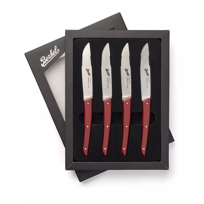 Berkel steak knife set 4-piece Color Red