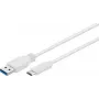 Wentronic Goobay USB 3.0 SuperSpeed Cable > USB-C™, 0.2 m - USB 3.0-Plug (Type A) > USB-C Plug (67189)