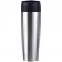 Travel mug EMSA Classic Grande stainless steel, 0.5 l, spill‑proof thermal cup