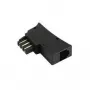 Hama TAE N/F - US 6p6c TAE-F M F Jack 6p6c Black