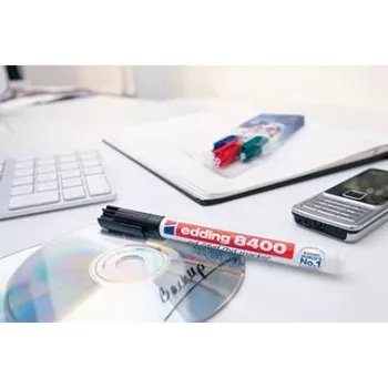 Permanent Marker Edding 8400 CD/DVD/BD Bullet Tip Black Blue Green Red