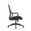 Up Up Darwin ergonomic office chair Black, Black fabric + Grey mesh