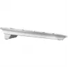 CHERRY DW 9100 SLIM keyboard Mouse included Universal RF Wireless + Bluetooth QWERTZ German Silver