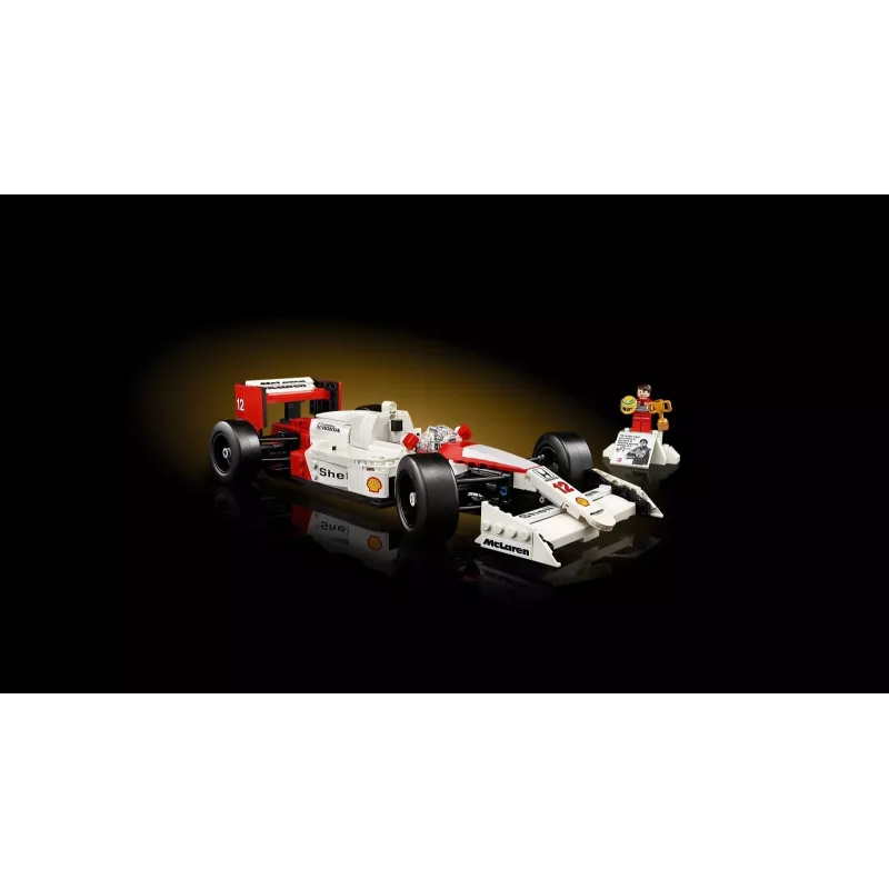 LEGO set McLaren MP4/4 Ayrton Senna 10330 — LEGO ICONS scale model display