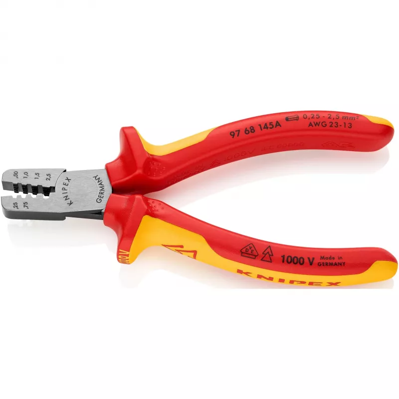 Cable Crimper Combination Tool Knipex 97 68 145 A