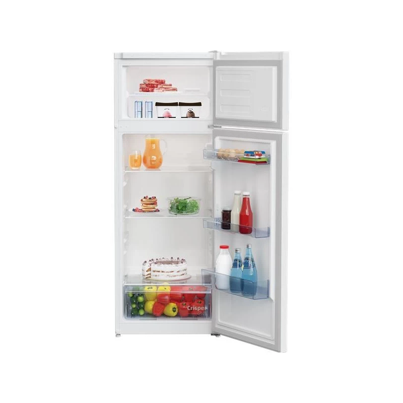 BEKO Refrigerator RDSA240K40WN, Energy class E, Height 146.5 cm, White