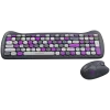Wireless keyboard and mouse set CANYON HSET-W6 Kitty Edition – violet