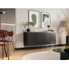 SIENA chest of drawers 150.5x40x75 matte black