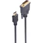shiverpeaks ®-BASIC-S--HDMI Plug to DVI-D (24+1) Plug, Gold-Plated Contacts, 7,5m (BS77487)