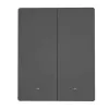 Wall smart switch Sonoff M5-2C-80 Wi‑Fi, 2 circuits, model M5-2C-80