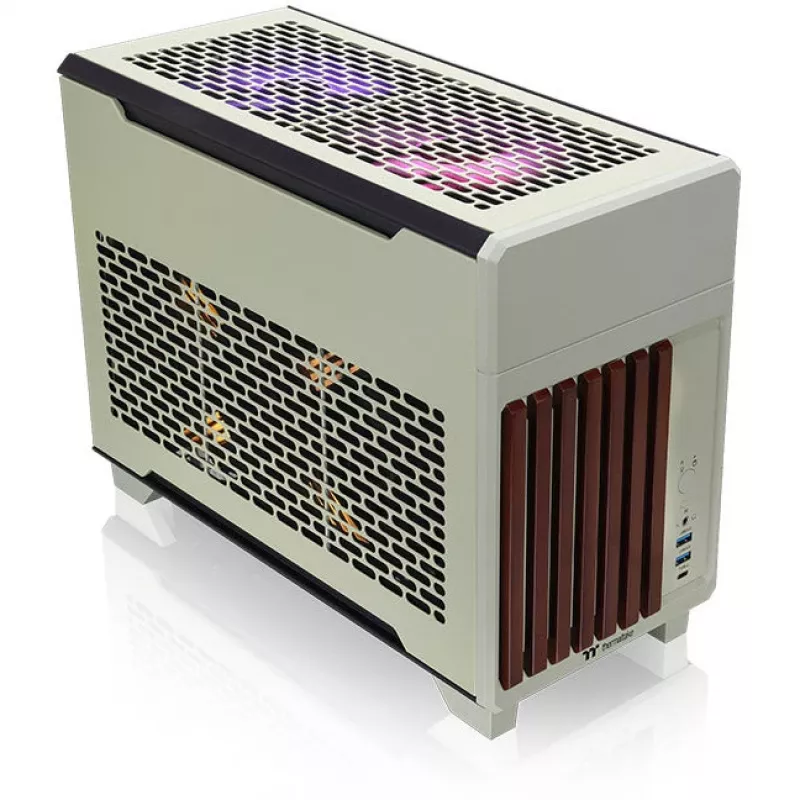 Mini case THERMALTAKE TR100 WS Matcha Green compact design, mini-ITX/microATX support