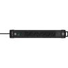 Power Extension Brennenstuhl 1951160608 3m 6 AC Outlets Indoor Black