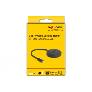 M.2 Docking Station DeLOCK 64254 USB 3.2 Gen 1 Type-C NVMe SATA