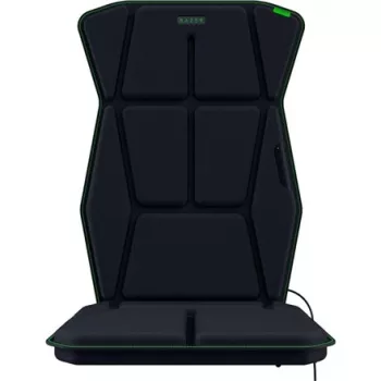 Razer Freyja HD Haptic Gaming Seat Cushion - Black, Wireless 2.4 GHz & Bluetooth, Razer Sensa HD, 6 Actuators, PC & Mobile