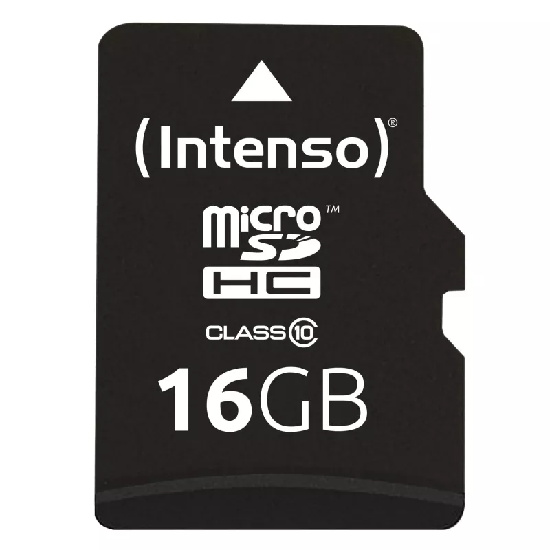 MEMORY MICRO SDHC 16GB C10/W/ADAPTER 3413470 INTENSO