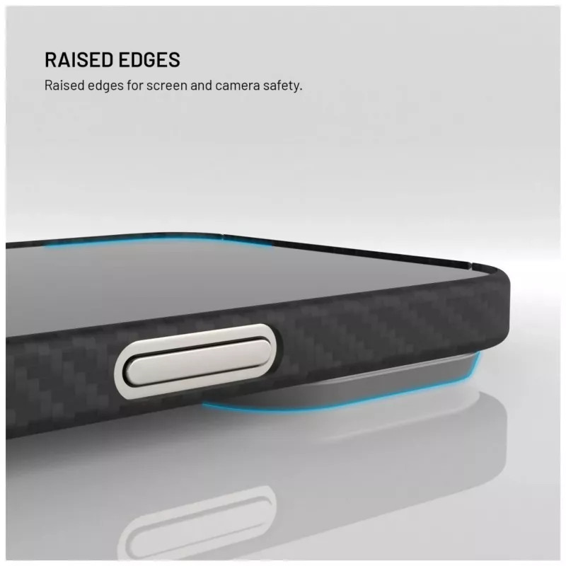 Protective back cover FIXED for Apple iPhone 17 Pro Max — aramid fibers, black
