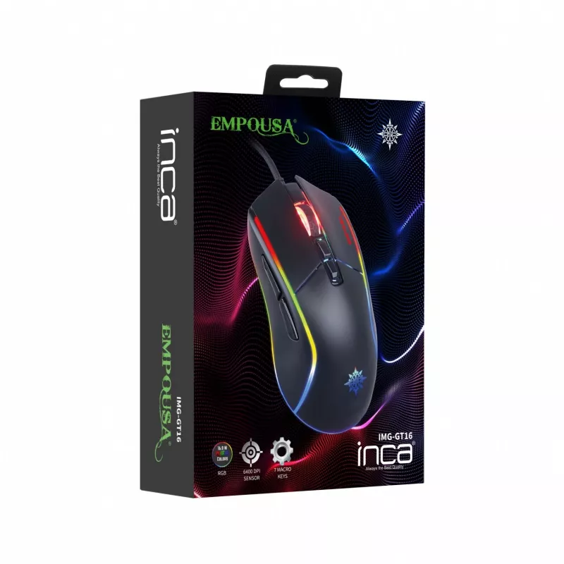 Cian Technology GmbH Cian INCA RGB MACRO KEYS PROFESSIONAL GAMING MOUSE