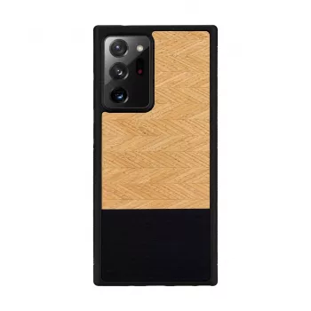 Protective phone case Man and Wood for Samsung Galaxy Note 20 Ultra — herringbone nero black