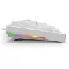 Keyboard Sharkoon SGK25 75% QWERTZ USB Wired RGB LED White