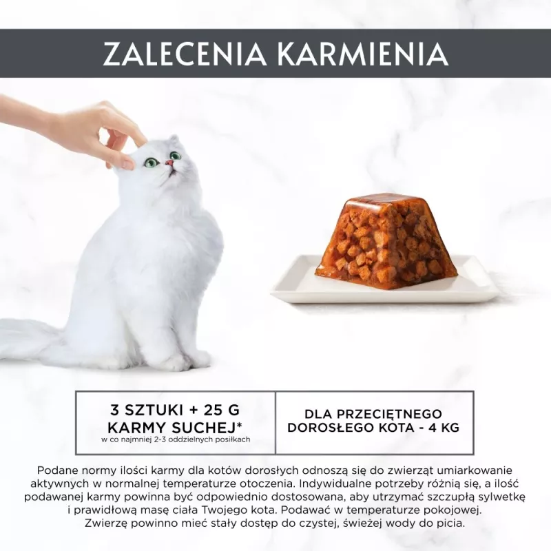 Wet cat food Purina Nestlé Gourmet Revelations Chunks in Jelly with Chicken 2 x 57 g, adult, protein 9%, moisture 83%
