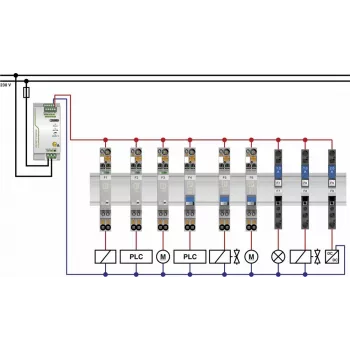 Phoenix Contact Circuit Breaker thermal 250 V/AC 10 A TCP 10A 20 pc(s) (0712314)