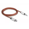 USB cable DeLOCK 81288 Orange Silver