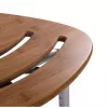 Wooden bath and shower stool