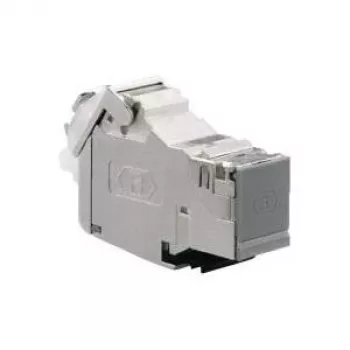 RJ-45 Socket Outlet Rutenbeck UM-Cat.6A Grey