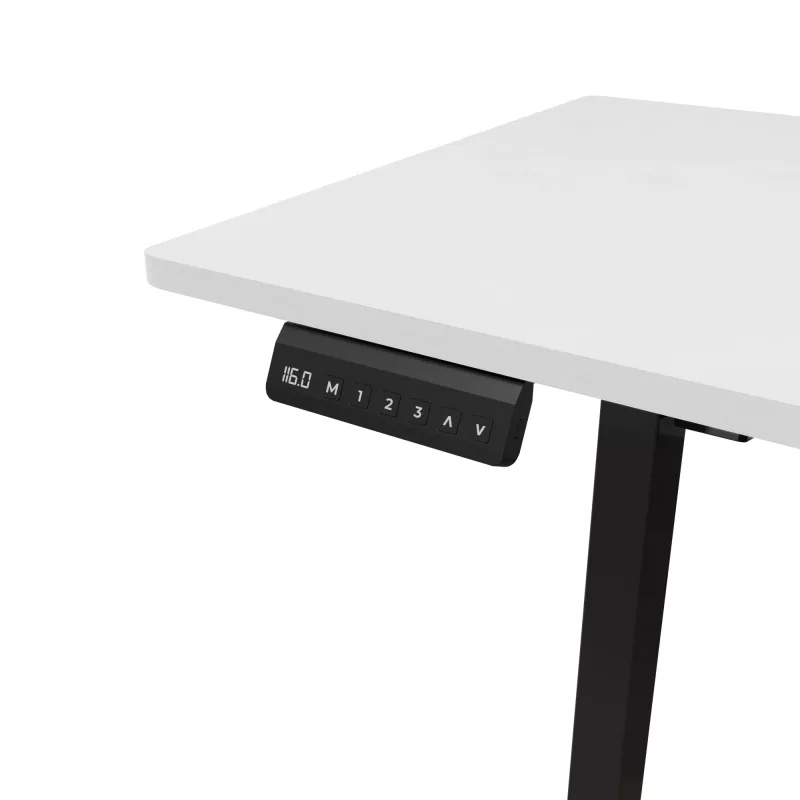 White Shark Obsidian-1 Motorized Gaming Desk Light Set of 2, Electric Adjustment, 1200×600 mm Coverage, White