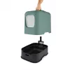 ROTHO White Green - cat litter box