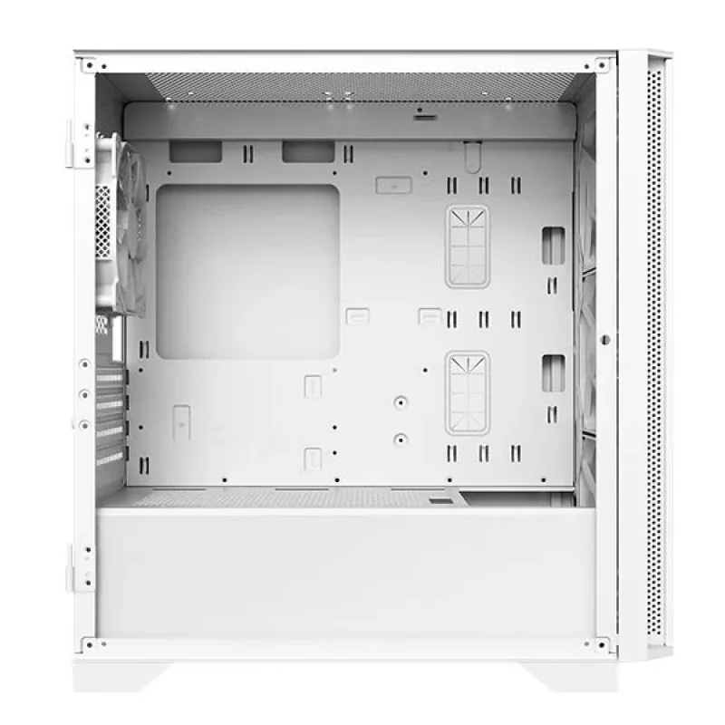 Montech AIR 100 ARGB MICRO-ATX Tower with Four ARGB Fans Pre Installed, Ultra-Minimalist Design, Fine Mesh Front Panel, High Airflow, Unique Side