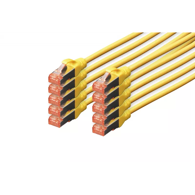 Network Cable Digitus CAT 6 S/FTP RJ-45 3m Yellow