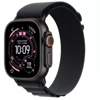Apple Watch Ultra 3 GPS + Cellular 49mm Black Titanium Case with Black Alpine Loop Medium