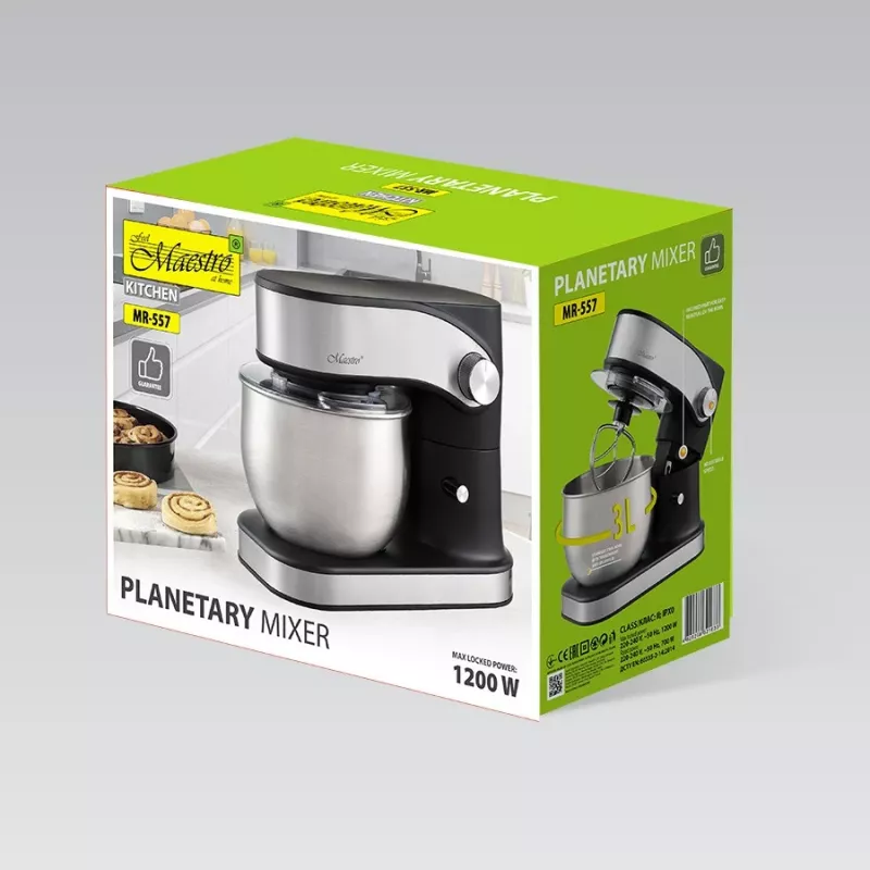 Food processor Maestro MR-557, 3 L bowl, 1200 W motor