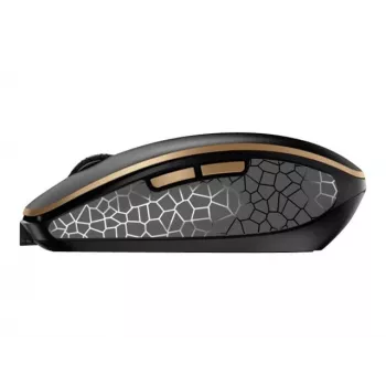 CHERRY DW 9100 SLIM keyboard Mouse included Universal RF Wireless + Bluetooth AZERTY French Black