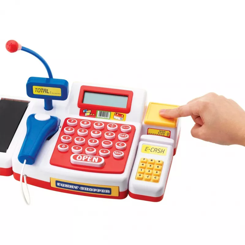 Playset Simba‑Dickie supermarket checkout with scanner model 104525700, toy cash register playset