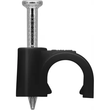 Goobay Cable Clip 6 mm, black (64679)