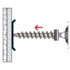 Screw Fischer 563537 65 mm Metal 50 pcs