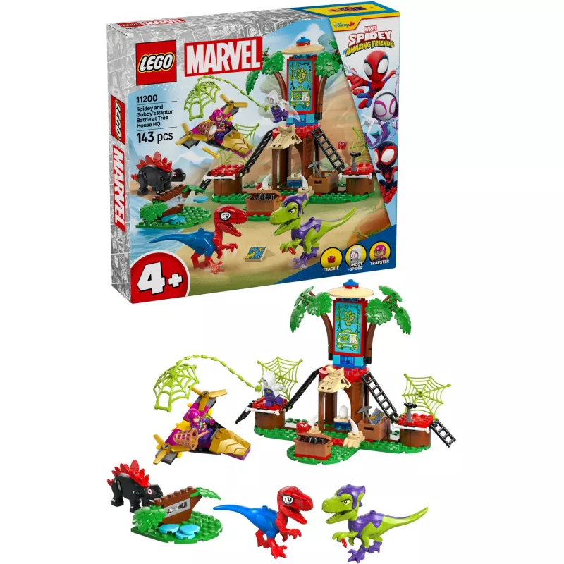 LEGO MARVEL 11200 Spidey and Gobby’s Raptor Battle at Tree House HQ