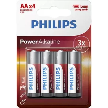 Single-use battery Philips Power Alkaline Battery LR6P4B/10