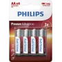 Single-use battery Philips Power Alkaline Battery LR6P4B/10