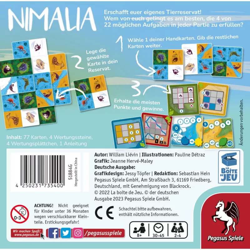 Nimalia, Board Game