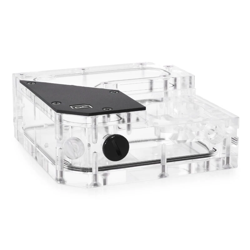 Reservoir Alphacool 15075 Acrylic Black Transparent 120mm