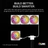 Fan Corsair iCUE LINK RX140 MAX RGB 14 cm White 2 pcs 300-1600 RPM