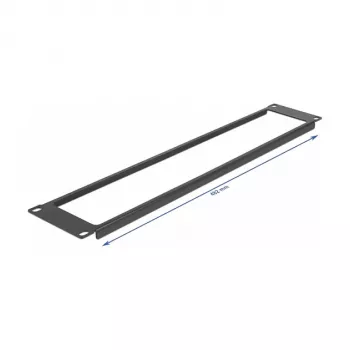 Blank panel DeLOCK 19 inch Network Cabinet Panel with opening 2U black