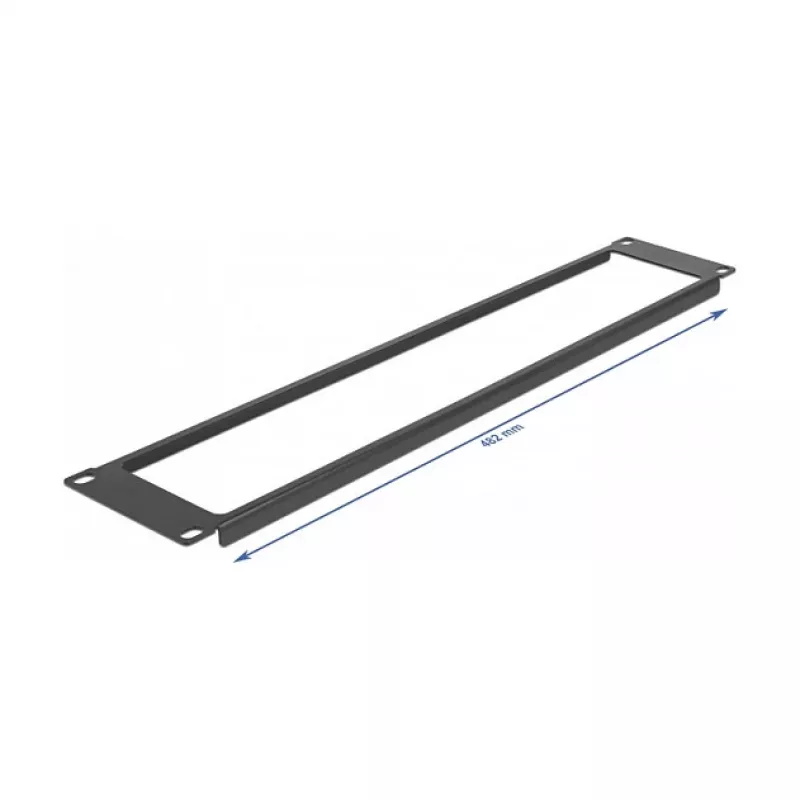 Blank panel DeLOCK 19 inch Network Cabinet Panel with opening 2U black