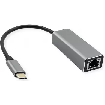 ROLINE USB3.2 Gen2 Type C - 5 Gigabit Ethernet Converter - Digital/Data (12.02.1113)